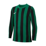 Nike Strp Dvsn IV Jsy T-shirt à manches longues unisexe pour enfant, Mixte enfant, CW3825-302, Vert pin/blanc/noir, 7-8 ans