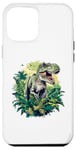 Coque pour iPhone 12 Pro Max Jurassic World - Tyrannosaure Rex - Portrait de dinosaure