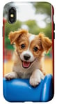 iPhone X/XS Playful Puppy Colorful Puppy love Dog owner gift Case