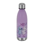 Disney Lilo et Stitch Stitch & Angel-Bouteille Tritan, Lilas, 7,5 x 25cm, Capacité 0,7 L