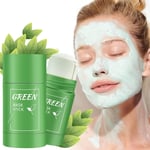 Green Tea Mask Stick for Face, Deep Cleansing Mud, Green Tea Purifying Clay Sti