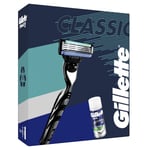 Parranajopakkaus miehille: Gillette Mach3 parranajohöylä + Series vaahto 100ml