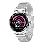 Montre Connectée Pour Femmes Bracelet Sport Ios Android Bluetooth Argent Yonis