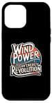 Coque pour iPhone 12 Pro Max Design durable Wind Power Clean Energy Revolution