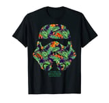 Star Wars Tropical Stormtrooper Helmet Graphic T-Shirt T-Shirt