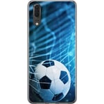 Huawei P20 Transparent Mobilskal Fotboll