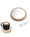 MYMULIKE Chauffe-Tasses à café,Chauffe-Tasses de Bureau avec USB Chauffe-Boissons Chauffe-Tasses à thé Chauffe-Bureau Plaque chauffante pour thé, Eau, Lait pour Bureau, Maison, Bureau