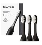 SURI Replacement Toothbrush Heads Black