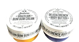 Sol de Janeiro Delicia Drench Body Butter 25ml & Brazilian Bum Bum Cream 25ml