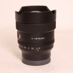 Sony Used FE 14mm f/1.8 GM Lens