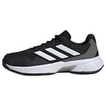 adidas Homme CourtJam Control 3 Clay Tennis Shoes Basket, Core Black/Cloud White/Grey Four, 39 1/3 EU