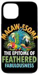 Coque pour iPhone 13 Macaw-esome Incarnation de la fabuleuse à plumes