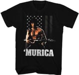 Rambo Freedom Sylvester Stallone Murica American Flag Movie T Shirt RAM555