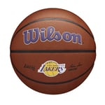 Wilson Basketball, Team Alliance Model, LOS ANGELES LAKERS, Indoor/Outdoor, Mixed Leather, Size: 7