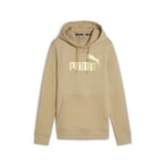 PUMA Sweat à Capuche Ess+ avec Logo métallique pour Femme