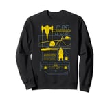 Star Wars The Mandalorian & Grogu N-1 Starfighter Schematic Sweatshirt