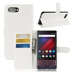 Classic BlackBerry KEY2 LE fodral - Vit