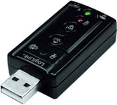 LogiLink USB Soundcard with Virtual 7.1 Soundeffects - Carte son - USB 2.0