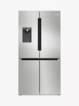 Bosch Series 6 KFI96APEAG Integrated Non-Plumbed American Fridge Freezer, Stainless Steel