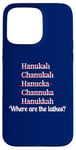 Coque pour iPhone 15 Pro Max Humour drôle Hanoukka ou Hanoukka Pomme de terre Latke Juive Joke Humour