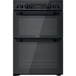 Hotpoint 60cm Electric Cooker - Black HDM67V92HCB