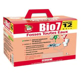 12 MOIS ENTRETIEN FOSSE SEPTIQUE TOUTES EAUX  CUISINE GRAISSE + WC BIO 7 ECOGENE