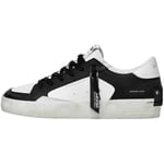 Baskets Crime London  sneakers Sk8 deluxe noir blanc