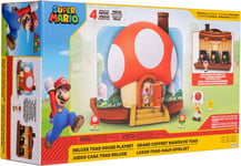 World of Nintendo Super Mario Deluxe Toad House Playset