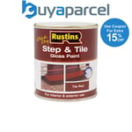 Rustins STRD2500 Quick Dry Step & Tile Paint Gloss Red 2.5 litre RUSSTPGR25L