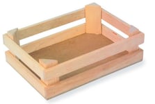 small foot 1808 Small natural wooden boxes in a set of 3, for mercha (US IMPORT)