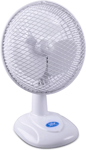 NEW 6" Inch White 2 Speed Freestanding Desk / Clip Fan with Tilting Head