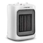 TROTEC Radiateur soufflant céramique TFC 16 E - Puissance de chauffage 1200 W / 2000 W - Chauffage électrique avec thermostat, taille de la pièce 24 m² à 60 m³