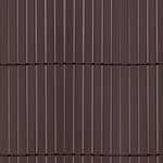 TENAX Colorado 1,00 x 5 m Marron, Canisse Synthétique en PVC avec Cannes Entières de 7 mm, Brise-vue pour Jardins, Balcons et Clôtures