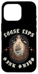 iPhone 16 Pro Loose Lips Sink Ships Ocean Strom Ship In A Bottle Case