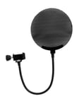 OMNITRONIC Microphone-Pop Filter metal, black, Omnitronic Mikrofon pop filter puffskydd metall, svart