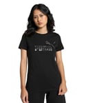 PUMA T-Shirt ESS+ Animal Femme XS Black