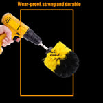 (2)Tile Grout Cleaner Bathtub Toilet Brush PP Bristles Drill Attachment CU DT HG