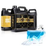 Teexpert Deep Pour Epoxy Resin, 700ML/24OZ Epoxy Resin Kit, 2-4 Inch Pour Depth, Crystal Clear High Gloss Self-Leveling Resin for Deep Casting and Medium Large River Tables Wood - 2:1 Mix by Weight