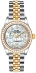 Rolex 279383RBR-0019 Lady-Datejust 28 Valkoinen/18K keltakultaa Ø28 mm