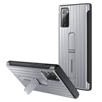 Original Case for Samsung Galaxy Note 20 Protective Standing Cover Silver