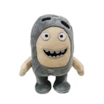 18cm Cartoon Oddbods Plysch Leksaker Dockor Mjuk Söt Pogo Bubbles Jeff Slick Leksak, 100% NY Grey