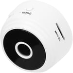 Mini Caméra Espion Wifi, Caméra À Distance Intelligente Sans Fil Hd 1080P, Avec Couverture Arrière Magnétique, Pour La Maison, Le Bureau, La Cour, Le Magasin (Blanc)