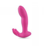 Vibromasseur vaginal pour point G clitoris double gode vibrant en silicone...