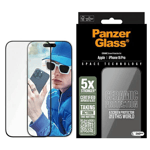 PanzerGlass iPhone 16 Pro Plastfilm Skärmskydd Ceramic Ultra-Wide Fit