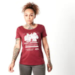 T-shirt Tortues Ninja Bebop And Rocksteady femme - Bordeaux - XL - Burgundy