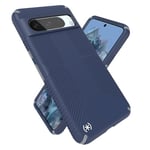 Speck Coque Google Pixel 8 Pro – Coque de Protection Contre Les Chutes – Résistante aux Rayures – Coque de téléphone Douce au Toucher pour Google Pixel 8 Pro – Presidio2 Grip Coastal Blue/Gris