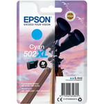 Epson - Singlepack Cyan 502XL Ink - Original - Cyan WorkForce WF-2860DWF - WF-2865DWF Expression Home XP-5100 - XP-5105 - 1 pièce(s) - Impression à