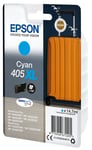 Original Epson 405XL High Capacity Cyan Ink Cartridge