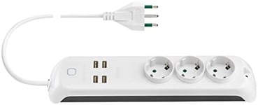 Adaptateur Schuko Domoti adaptateur shuko italien prise 10/16 A adaptateur  universel de voyage pour multiprise électrique prise intelligente rallonge