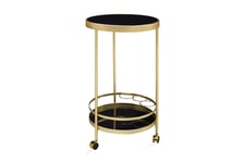 Drinkvagn Hornof 45x45 cm - Guld & barvagn Wohnling